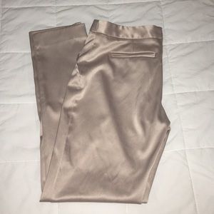 Rose Silk Pants
